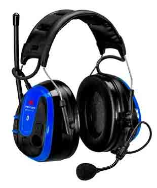 3M PELTOR WS ALERT XPI-headset, 30 dB, Bluetooth, mobilapp, hjässbygel