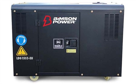Bimson Power Dieselelverk 13000W 3-Fas m. ATS-utgång