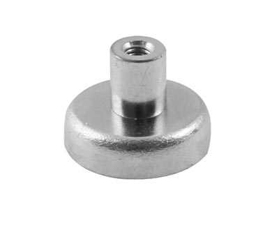 Toppmagnet Diesella Ferrit Ø25 mm, M4 gäng bassning
