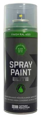 SPRAYFÄRG ELITE GRÖN6001 BLANK
