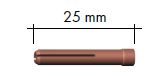 Spännhylsa 1.6mm l=25.0mm-