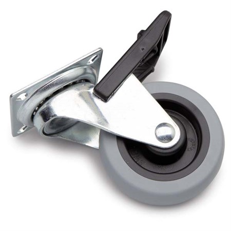 LÄNKHJUL 75MM PLATTA 60X60MM BROMS