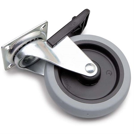 LÄNKHJUL 100MM PLATTA 60X60MM BROMS