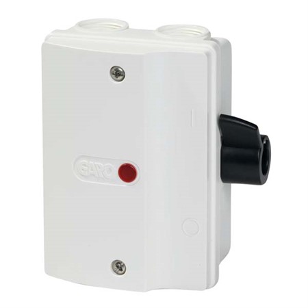 STRÖMBRYTARE VIT 16A MED LAMPA