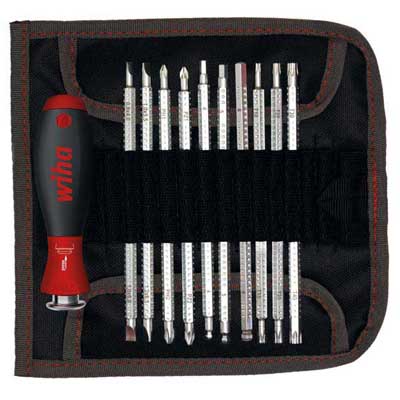 SKRUVMEJSELSET VÄNDBAR KLINGA 12DEL