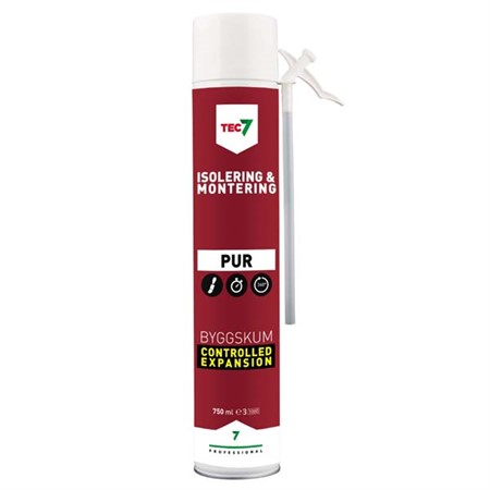 BYGGSKUM 750ML PUR AEROSOL HELÅR