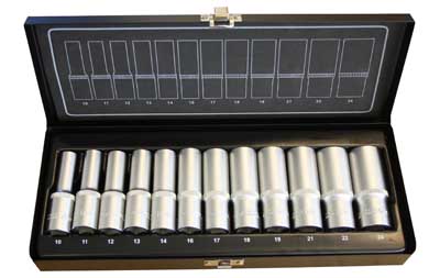 "T-1210FL Hylsset 1/2"" Lång 12d 10-24mm xL77mm Tecos"